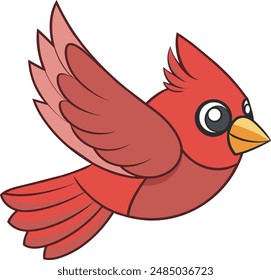 Bird silhouette vector art icon
