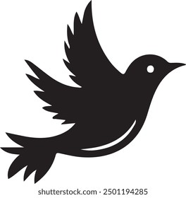 Vector de la silueta del pájaro, arte del Clip de la silueta del pájaro