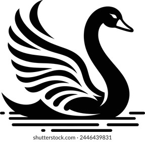 Bird silhouette vector design graphics 