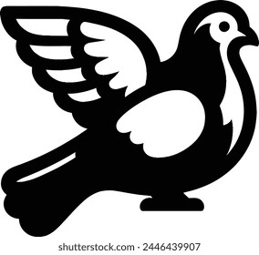 Bird silhouette vector design graphics 