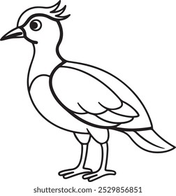 Vogel Silhouette Vektorgrafik perfekt für Design-Projekte