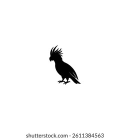 Bird silhouette with vector of illustration 