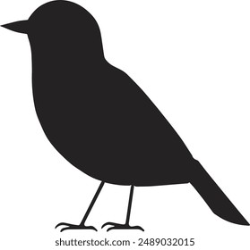 Bird silhouette vector illustration for Logo and T-Shirt design