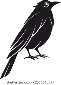 bird silhouette vector illustration style