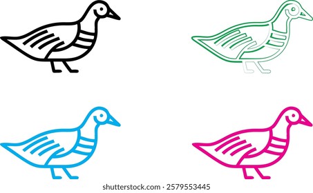 Bird silhouettes, colorful wings, graphic design, minimalist art, flat colors, vector illustration, black pink blue turquoise, flying birds, spread wings, simplified shapes, clean lines, stylized avia