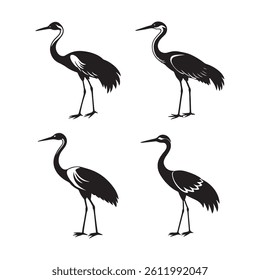 Bird Silhouettes New Vector For Designer