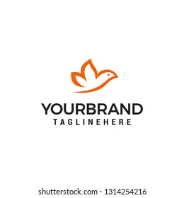 Bird simple Logo designs concept template
