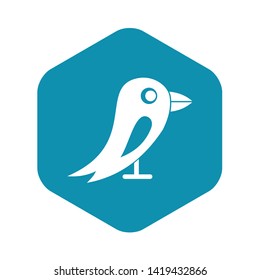 bird in simple style isolated on white background vector illustration