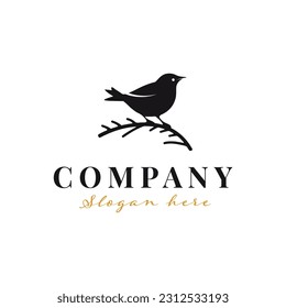 Bird simple template  logo design