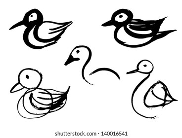 Bird sketches