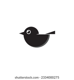 bird slash logo design illustration.