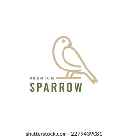 línea de ramificación de brillo de pájaro línea de ramificación moderna diseño de logotipo mínimo vector