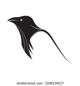 Vogel-Stein-Symbol Vektorgrafik-Design