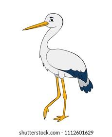  bird stork character