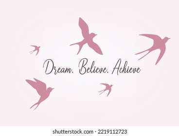 bird swalllow design vector hand drawn