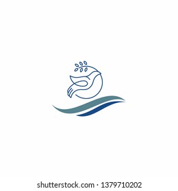Bird, swan  logo