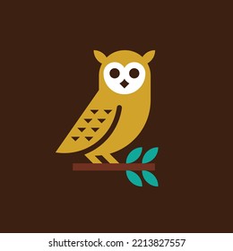 Bird symbol. Cute animal cartoon mascot. Wildlife. Owl vector sign. Owl icon.