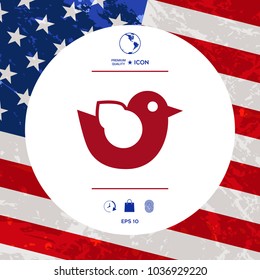 Bird symbol icon