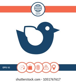 Bird symbol icon