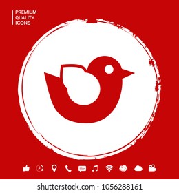 Bird symbol icon