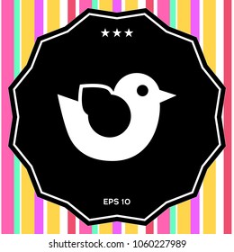 Bird symbol icon