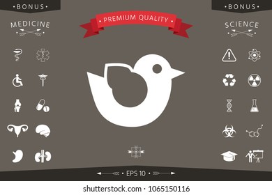 Bird symbol icon