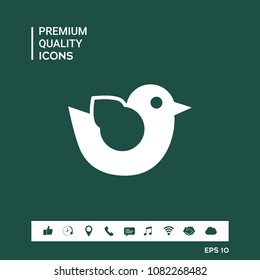 Bird symbol icon