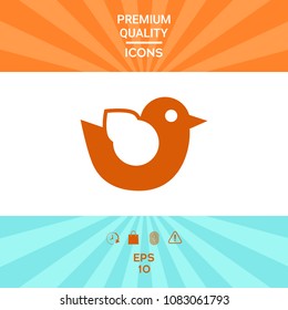 Bird symbol icon
