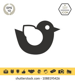 Bird symbol icon