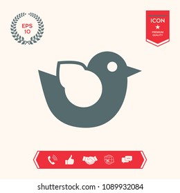 Bird symbol icon
