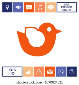 Bird symbol icon
