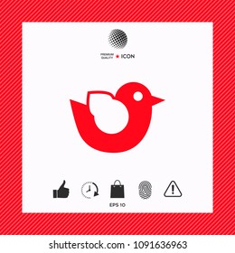 Bird symbol icon