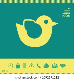 Bird symbol icon