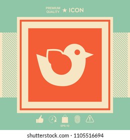 Bird symbol icon