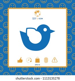 Bird symbol icon