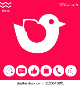 Bird symbol icon