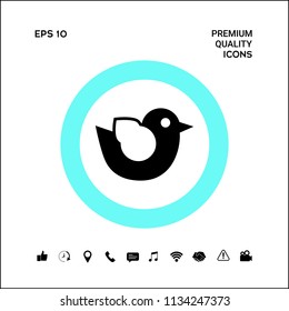 Bird symbol icon