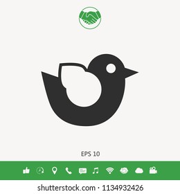 Bird symbol icon