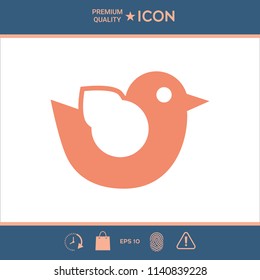 Bird symbol icon