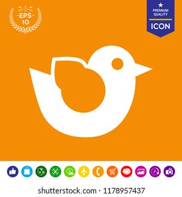 Bird symbol icon