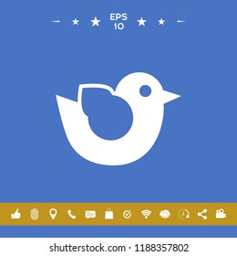 Bird symbol icon