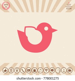 Bird symbol icon