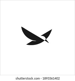 Bird Symbol Logo. Vector Illustration.