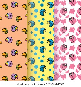 Bird symbol pattern collection