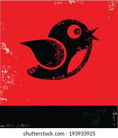 Bird symbol,vector