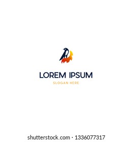 Bird Technology Abstract Logo Design