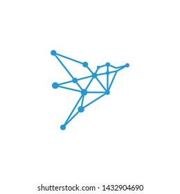 bird technology logo vector modern concept graphic