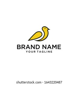 bird template logo designs vector