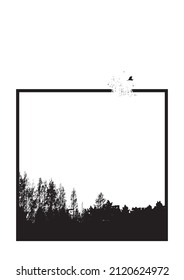 A bird that escapes the nest called the forest.