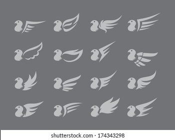 bird theme art illustration collection